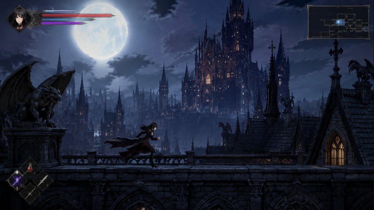 哥特少女勇闯恶魔城2 探索场景 实机截图 7